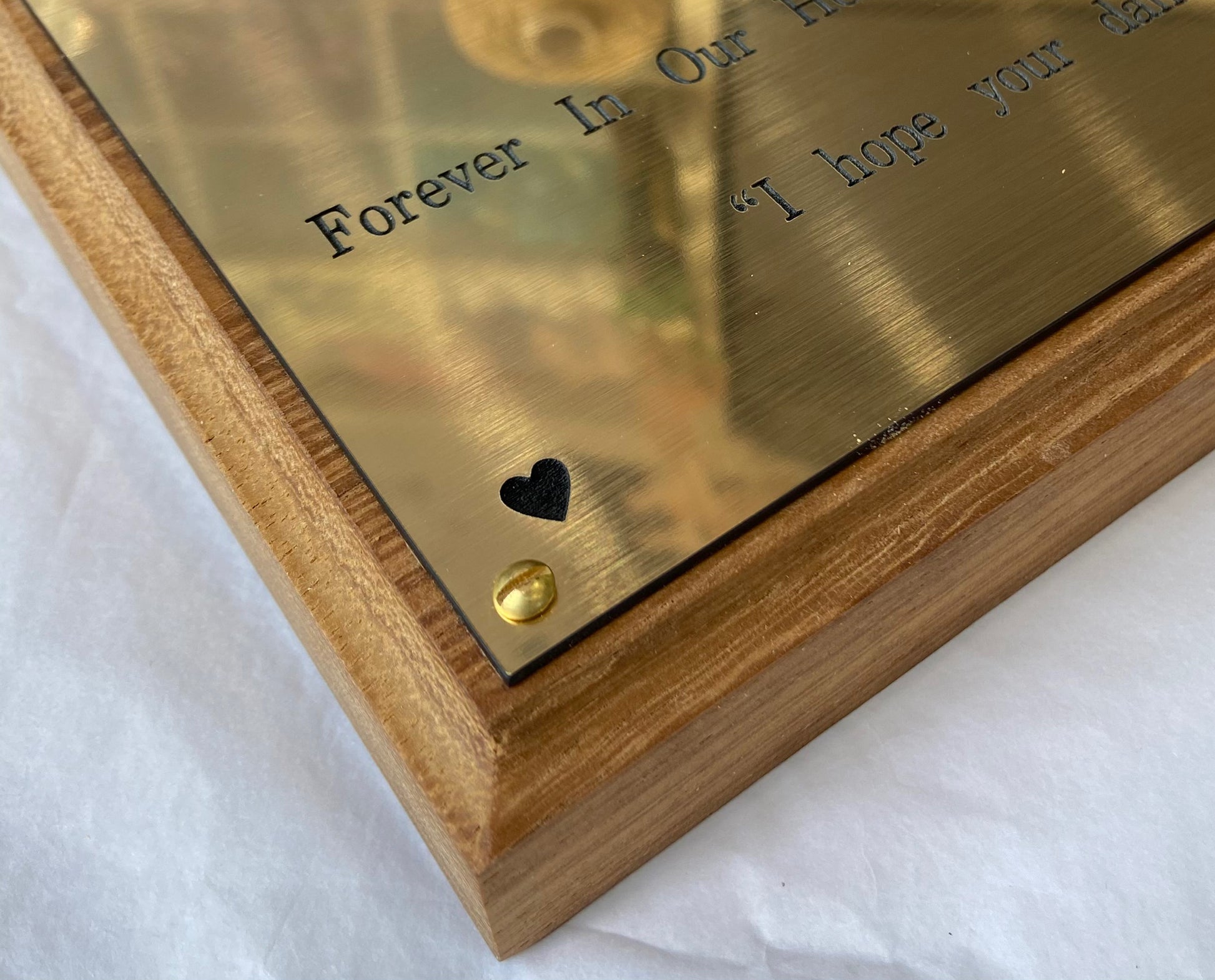 Oak brass affect