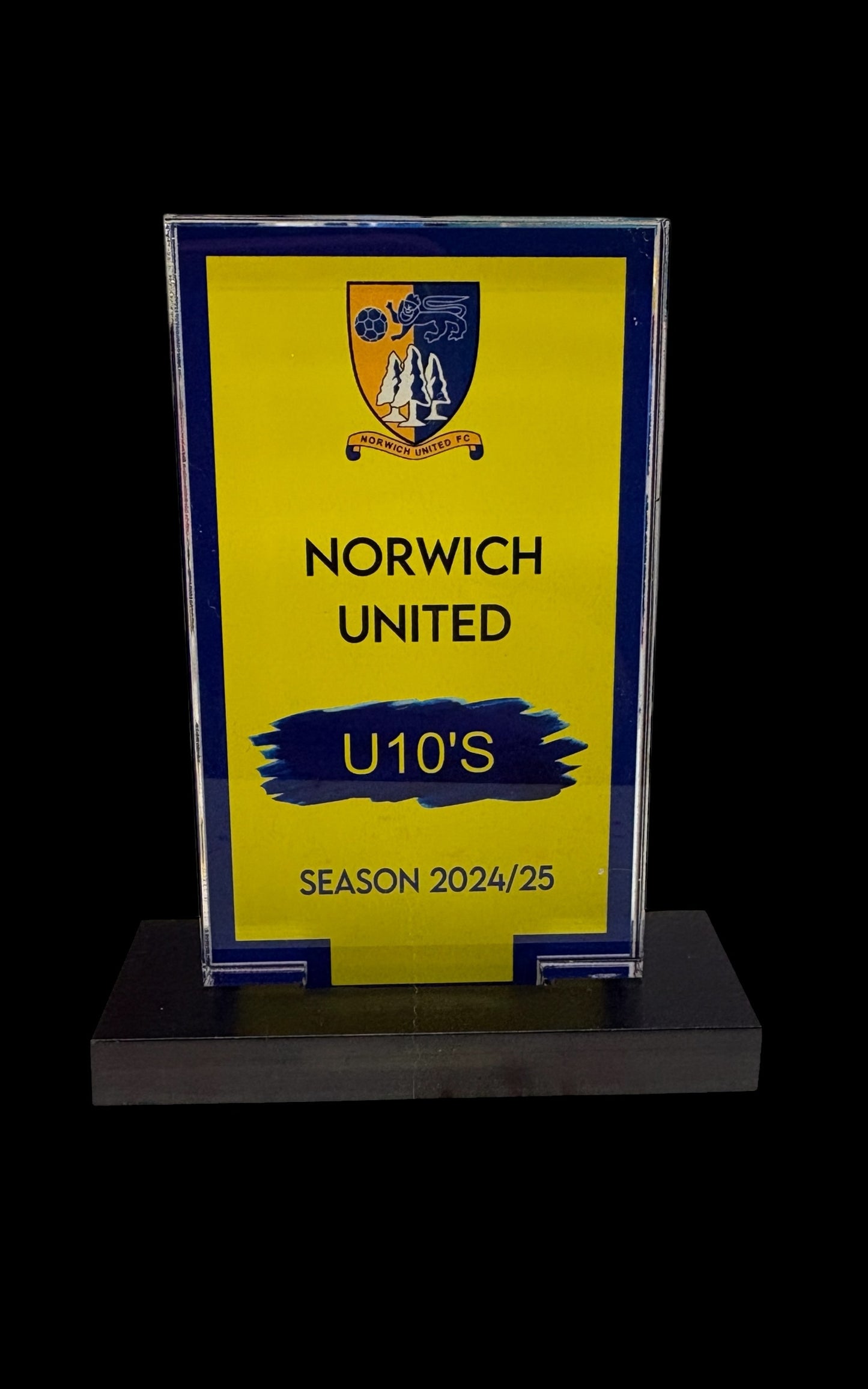 Rectangle trophy, high gloss, personalised trophies, sharp corner