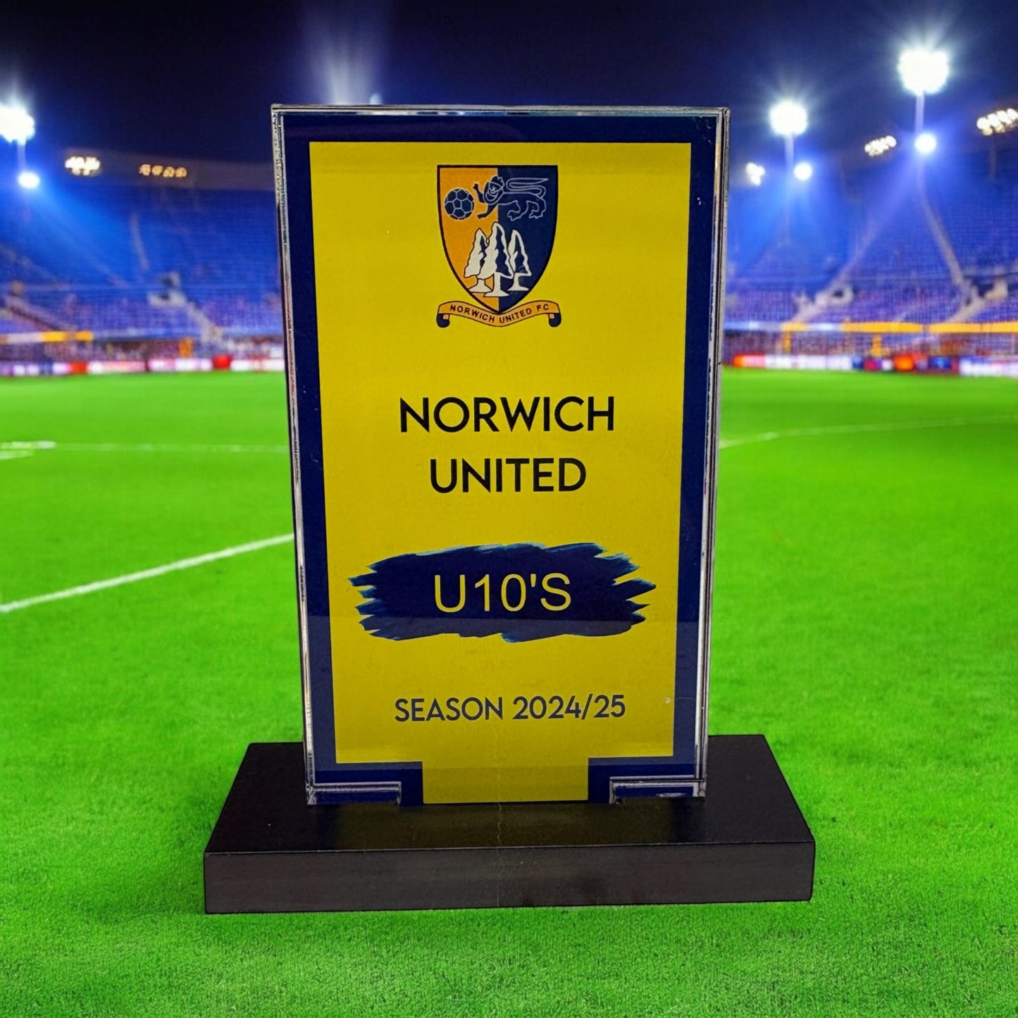 Rectangle trophy, high gloss, personalised trophies, sharp corner