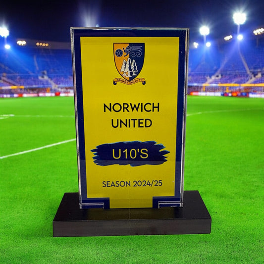 Rectangle trophy, high gloss, personalised trophies, sharp corner