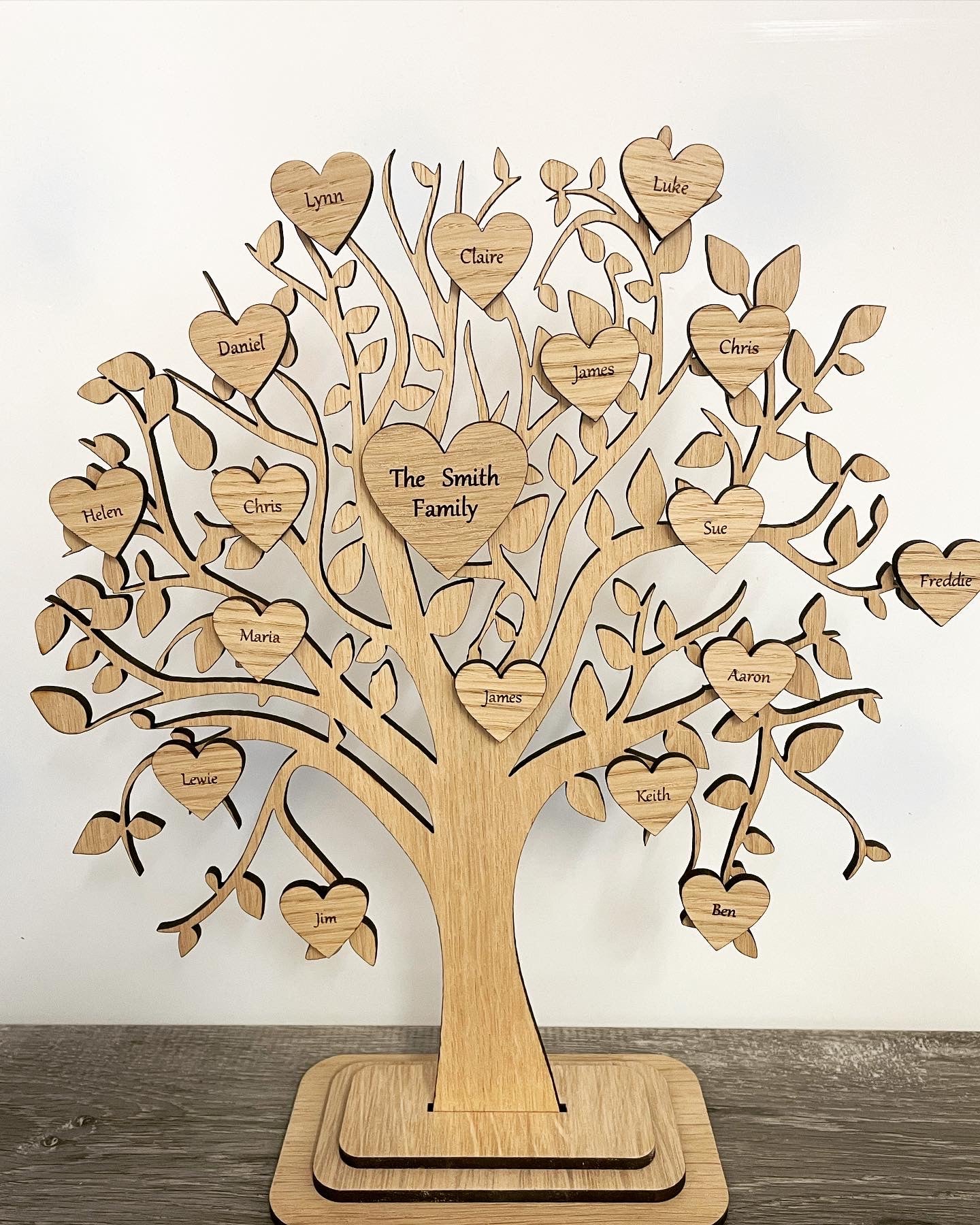 Personalised Family Tree Gift, Customised Genealogy Keepsake, Ideal for Birthdays & Special Occasions,