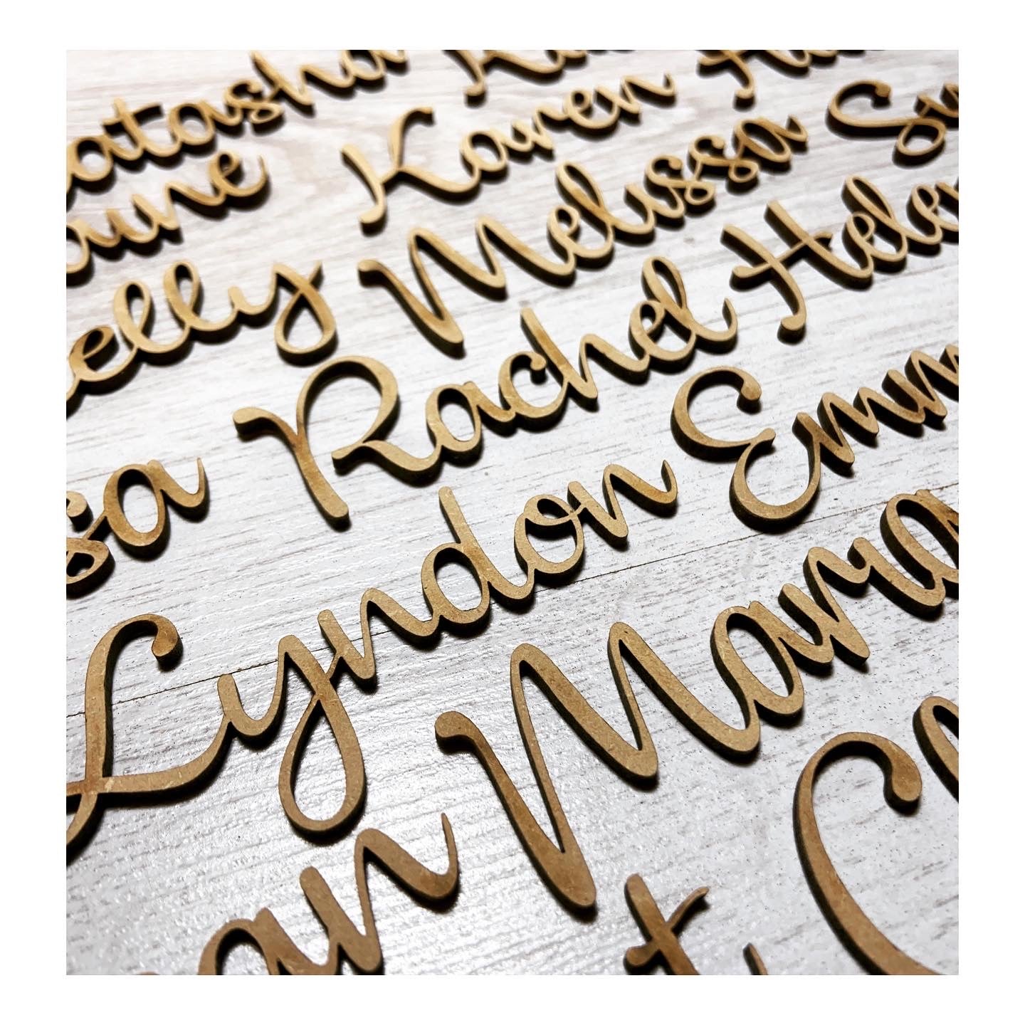 wooden name places, table names, place cards, wedding table decor, wed ...