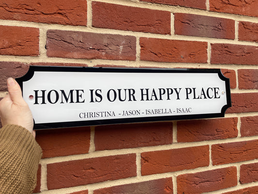 Sign, street sign, personalised street sign