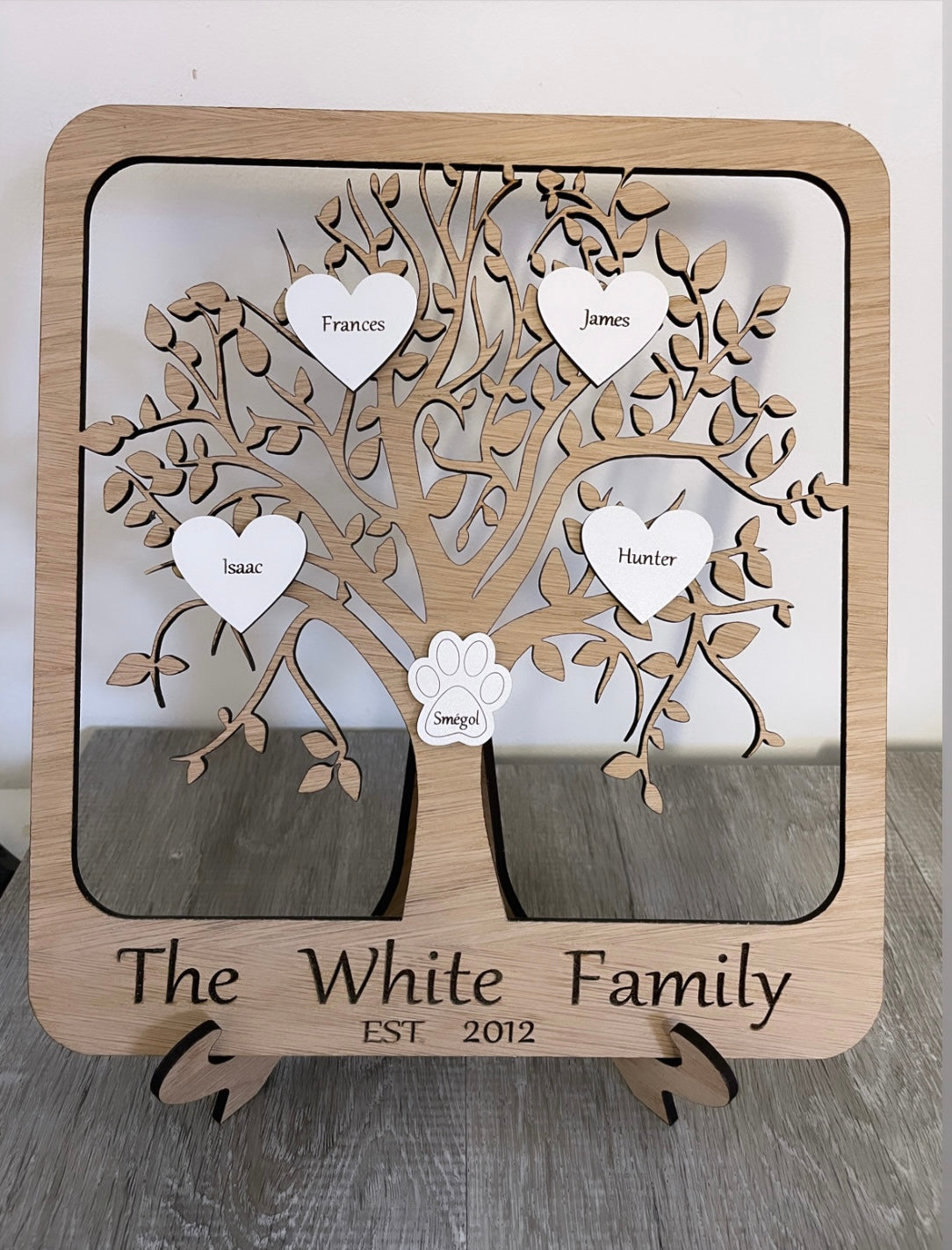 Personalised Family Tree Gift, Customised Genealogy Keepsake, Ideal for Birthdays & Special Occasions,