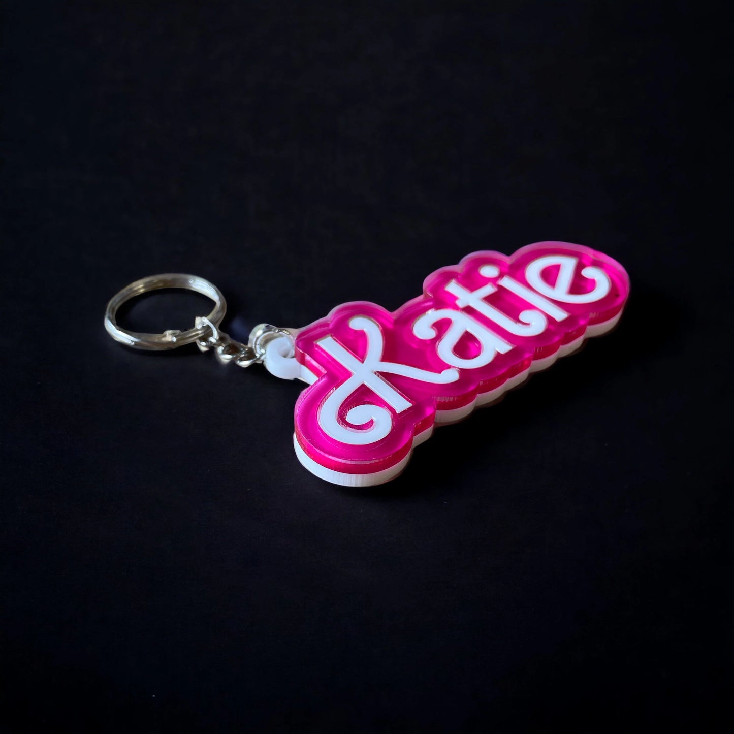 Barbie style keyring, barbie keychain