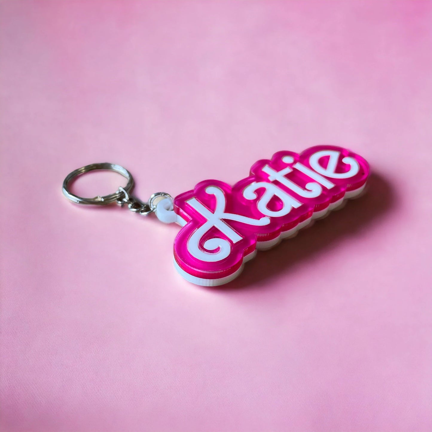 Barbie style keyring, barbie keychain